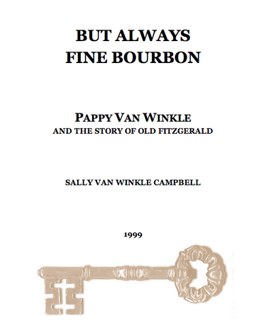But Always Fine Bourbon - Book